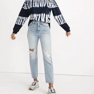 BNWT Madewell The Perfect Vintage Jean Calabria Wash Ripped Edition SZ 26 MB435